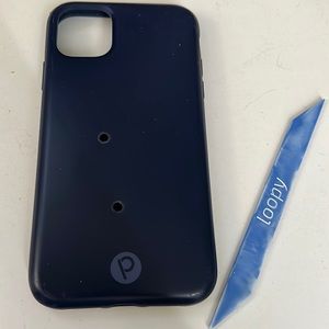 Navy iPhone 11 loopy (righty) with new loop